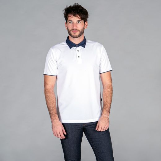 Polo Hombre Cuello Camisero Tejano "Redline"