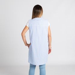 Bata Mujer S/Manga Adulto Vichy Bambula