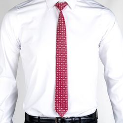 Corbata Con Nudo De Pala Estrecha Jacquard
