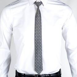 Corbata Con Nudo De Pala Estrecha Jacquard