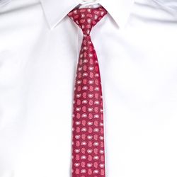 Corbata Con Nudo De Pala Estrecha Jacquard
