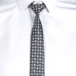 Corbata Con Nudo De Pala Estrecha Jacquard