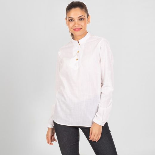 Chemise Flora en faux lin pour femmes