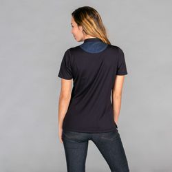 Polo Mujer Cuello Mao Tejano "Redline"