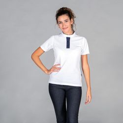 Polo Mujer Cuello Mao Tejano "Redline"