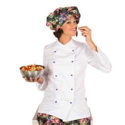 Chaqueta Cocina Mujer Niza  (Boton Aparte)