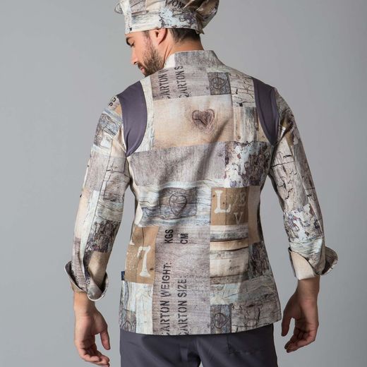 Chaqueta Cocina Unisex Maderas