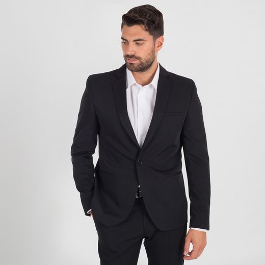 Americana Hombre 1 Boton Super Slim Tecno