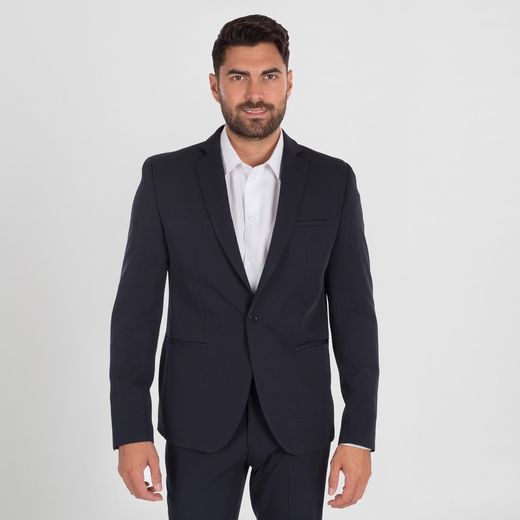 Americana Hombre 1 Boton Super Slim Tecno
