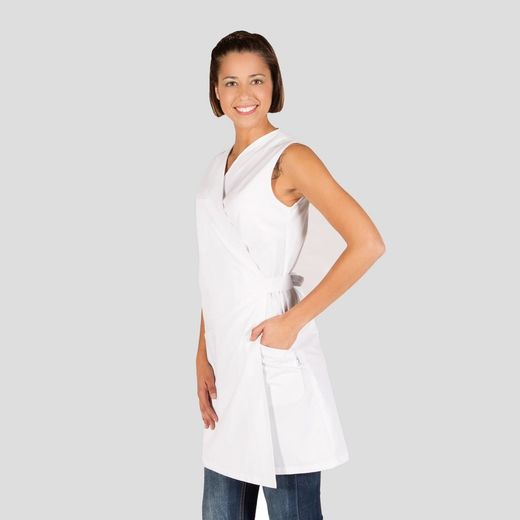 Peignoir croisé en sergé pour femmes