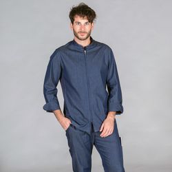 Chaqueta Cocina Unisex Santana Tejano