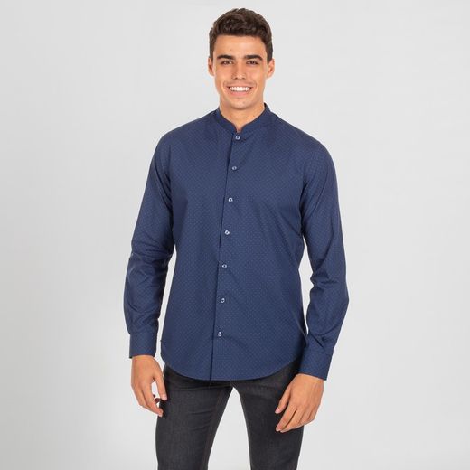 Camisa Hombre Fiore Slim Fit Popelin