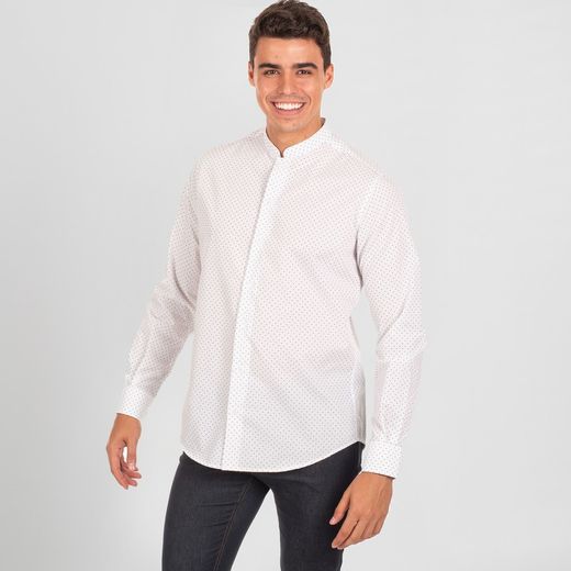 Camisa Hombre Fiore Slim Fit Popelin