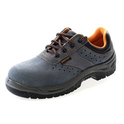INCIO, zapato S1P de nobuck azul aireado