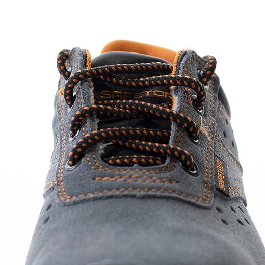 INCIO, zapato S1P de nobuck azul aireado