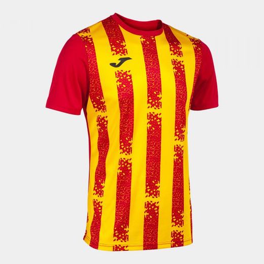T-Shirt Manche Courte Inter Iii Rouge Jaune