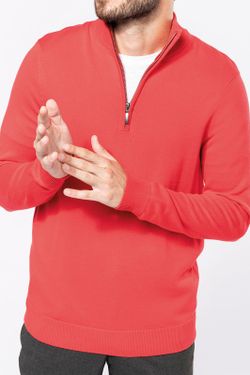 1/4 ZIP SWEATER