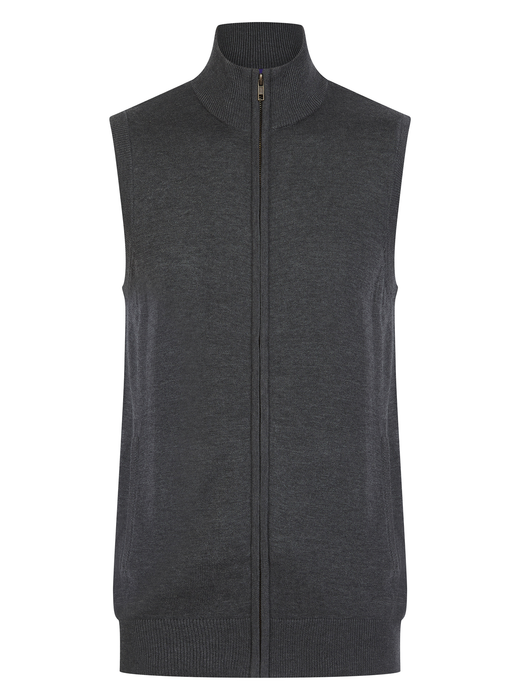 Pullover ohne Ärmel mit Reißverschluss für Herren