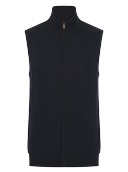 Pullover ohne Ärmel mit Reißverschluss für Herren