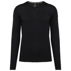 Pullover uomo con collo a V ecosostenibile