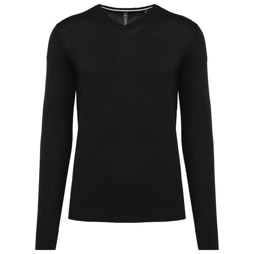 Pullover uomo con collo a V ecosostenibile