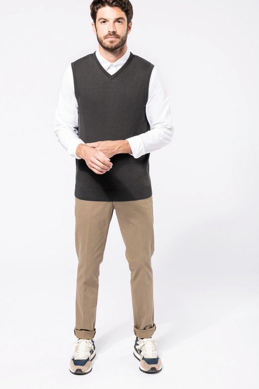 JERSEY CUELLO DE PICO SIN MANGAS
