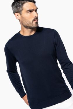 MÄNNER LANGER ÄRMEL RUNDER HALSSWEATER