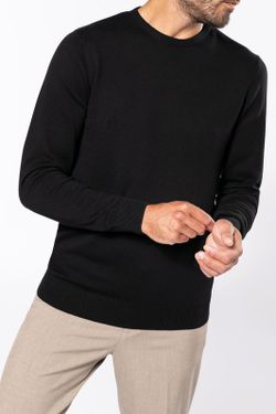 MÄNNER LANGER ÄRMEL RUNDER HALSSWEATER