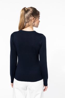 JERSEY CUELLO REDONDO MANGA LARGA MUJER