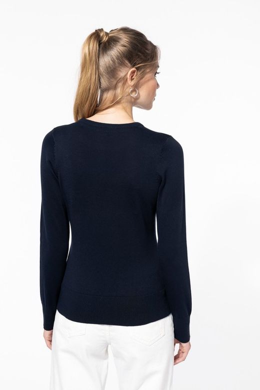 JERSEY CUELLO REDONDO MANGA LARGA MUJER