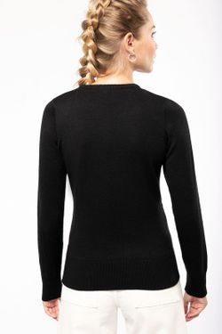 JERSEY CUELLO REDONDO MANGA LARGA MUJER