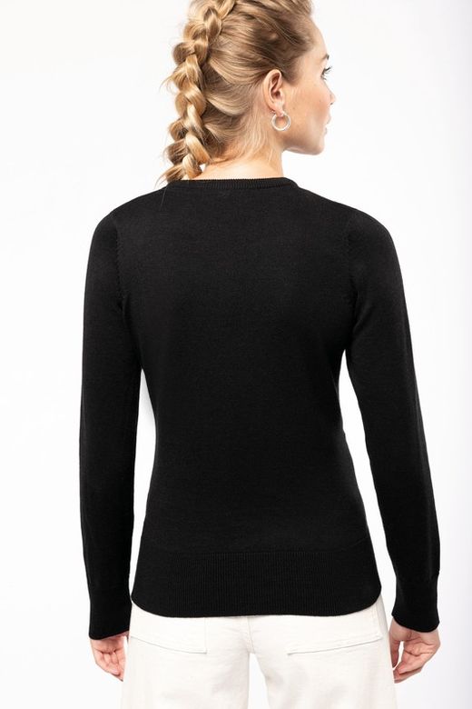 JERSEY CUELLO REDONDO MANGA LARGA MUJER