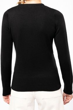 JERSEY CUELLO REDONDO MANGA LARGA MUJER