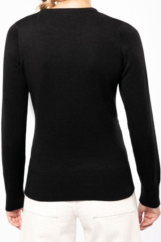 JERSEY CUELLO REDONDO MANGA LARGA MUJER