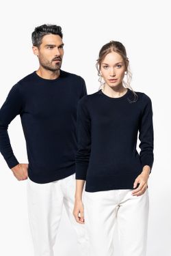 JERSEY CUELLO REDONDO MANGA LARGA MUJER