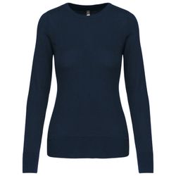 JERSEY CUELLO REDONDO MANGA LARGA MUJER