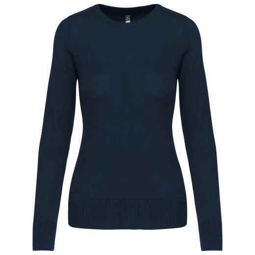 JERSEY CUELLO REDONDO MANGA LARGA MUJER