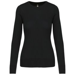 JERSEY CUELLO REDONDO MANGA LARGA MUJER