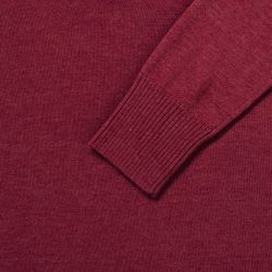 Jersey de punto cuello V mujer