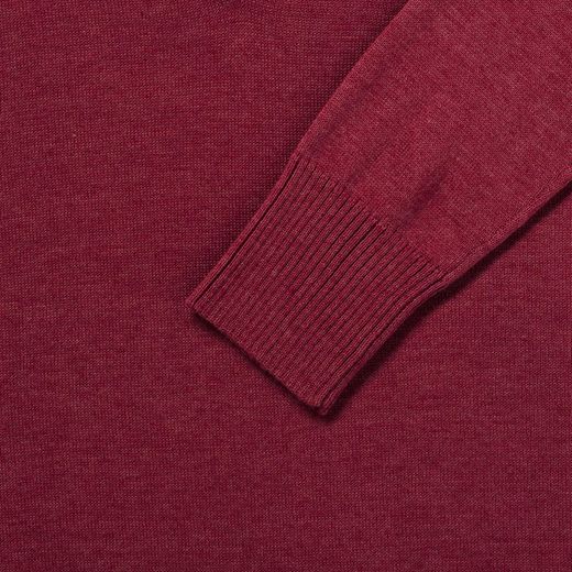 Jersey de punto cuello V mujer