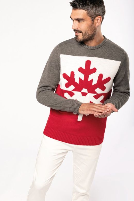 Maglione con motivo fiocco di neve