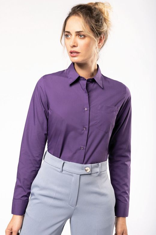 Jessica - Langarmhemd für Damen