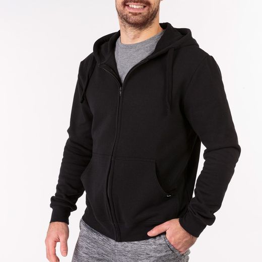 Jungle Zip-Up Hoodie Black