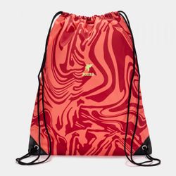 Kids Camp Gym Sack  Coral Red