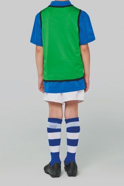 Wendbares Rugby-Lätzchen für Kinder Lime / Spicy Orange
