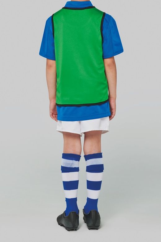 Wendbares Rugby-Lätzchen für Kinder Lime / Spicy Orange