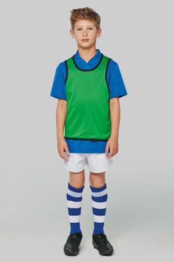 Wendbares Rugby-Lätzchen für Kinder Lime / Spicy Orange
