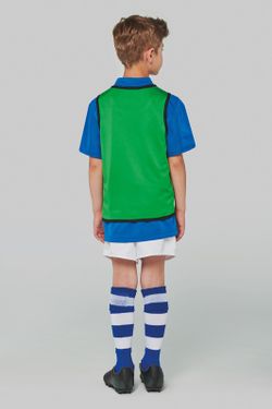 Wendbares Rugby-Lätzchen für Kinder Lime / Spicy Orange
