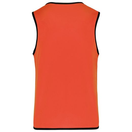 Wendbares Rugby-Lätzchen für Kinder Lime / Spicy Orange