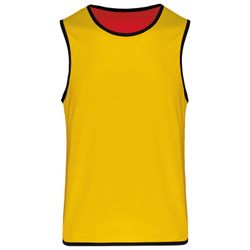 Wendbares Rugby-Lätzchen für Kinder Lime / Spicy Orange